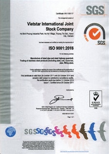 Chứng chỉ ISO 9001:2015