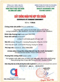 chứng nhận phù hợp  tiêu chuẩn -1128 (D)